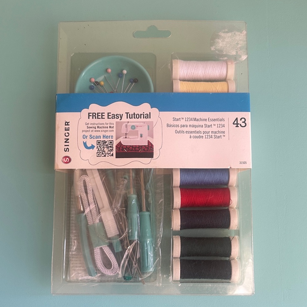 Singer 31505 - Start 1234 Machine Essentials Sewing Kit - 43 Pieces-brand new